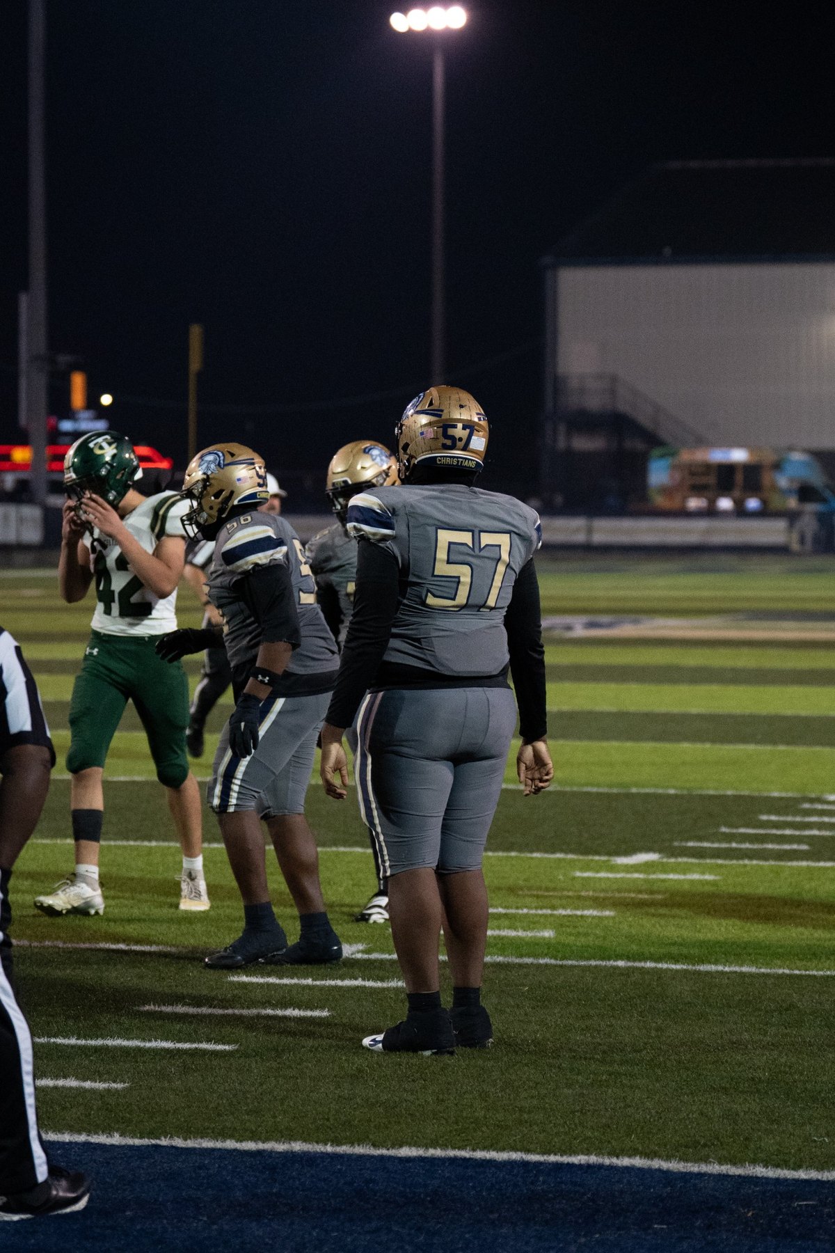 Kayden Hamilton gray uniform back view